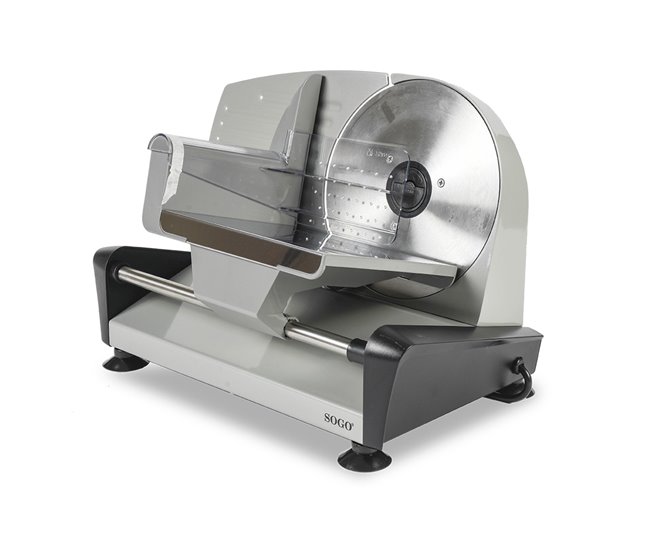 SOGO CORTA FIAMBRE INOX 150W Plateado