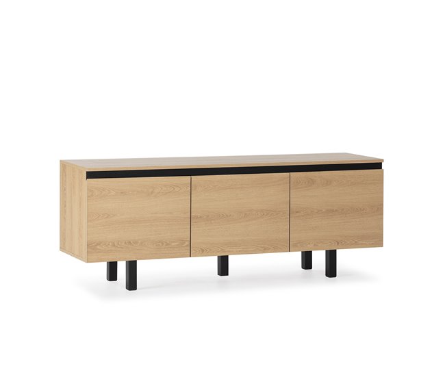 Mueble TV Molina 3 puertas Roble