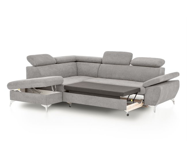 Rinconera con cama GISELA Gris Claro
