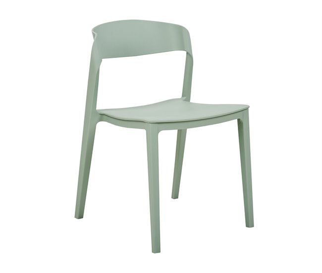 Beliani Silla de comedor SOMERS Verde