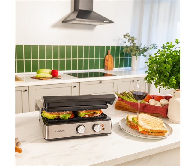 Cecotec Parrilla eléctrica PARRILLA ELÉCTRICA ROCK'NGRILL BLAZE Aluminio