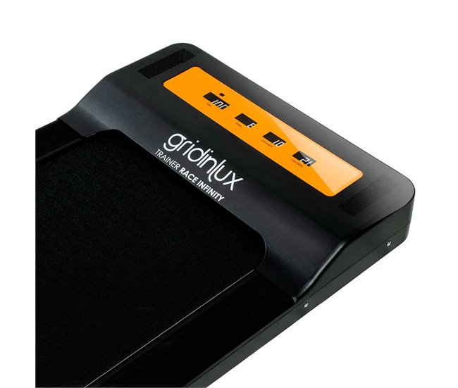 Cinta de Correr eléctrica Trainer Race Infinity Bluetooth Pulsera Control 1000 W. Gridinlux Naranja