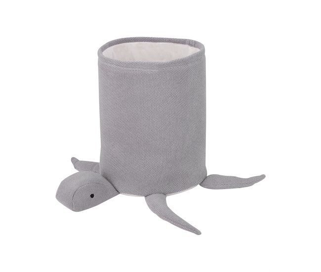 Beliani Cesta TANDA Gris