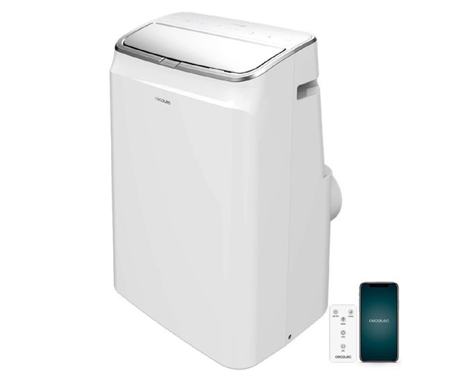 Aire acondicionado portátil ForceClima 12800 Soundless Heating Connected Cecotec Blanco