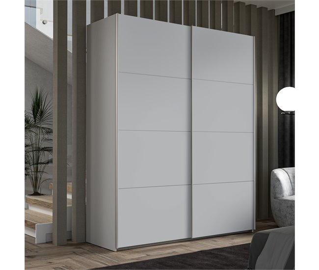 Armario NEVADA puertas correderas Gris