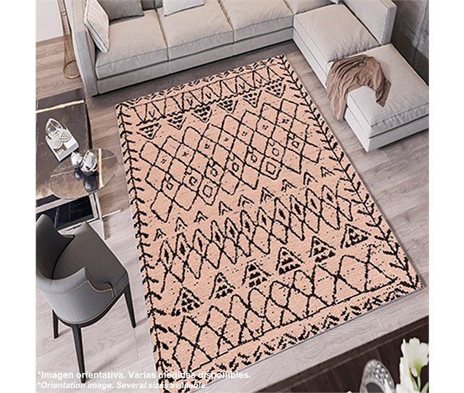 Alfombra De 140 X 220Cm 220x140 Antracita