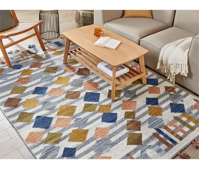 Beliani Kilim KASAKH 160x230 Multicolor