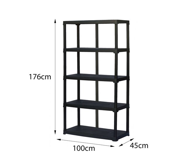Armario exterior en PVC Antracita