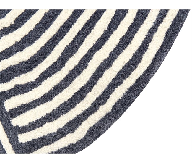 Beliani Alfombra de pelo corto KWETA Blanco/ Beige