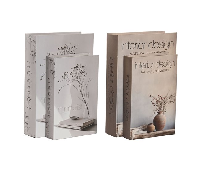 Caja Decorativa Gris