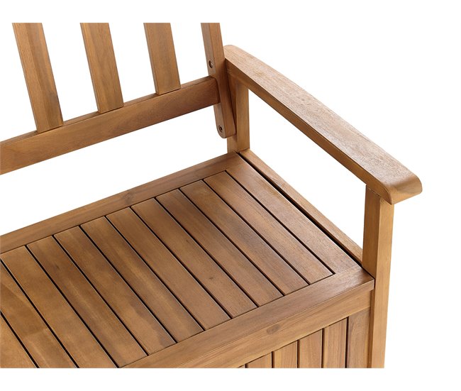 Beliani Banco Madera de acacia SOVANA Marron