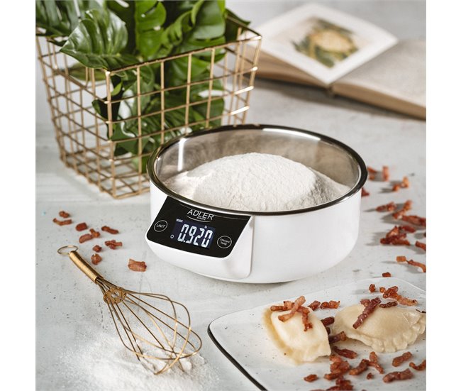 Balanza de cocina Adler AD 3166 Blanco