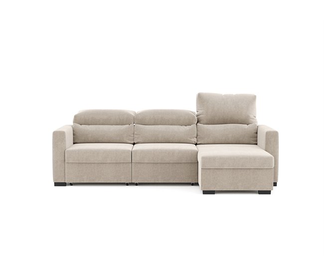 Chaise longue ARAM convertible en cama Beige