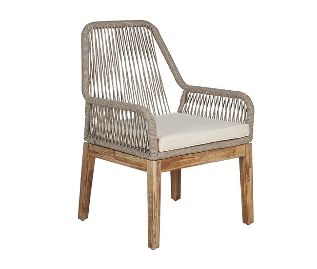 Beliani Conjunto de comedor OLBIA Crema