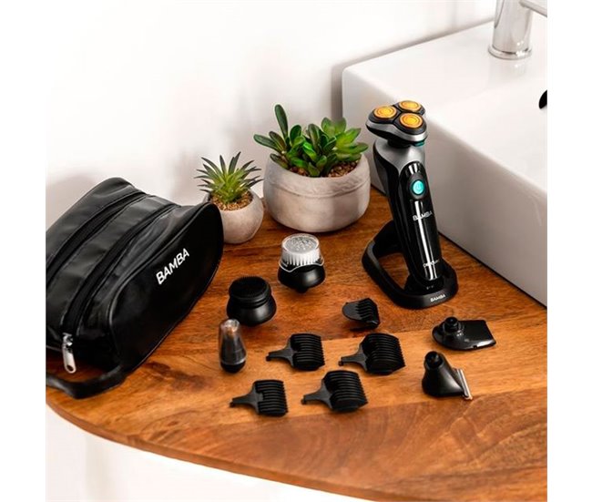 Afeitadora Cecotec Bamba PrecisionCare TwistGroom 10en1 Negro