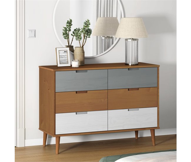 Aparador - Mueble de almacenamiento Marron