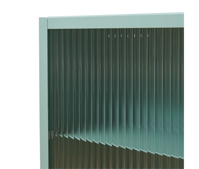 Armario de pared Zundert puerta de vidrio [en.casa] 35 Blanco