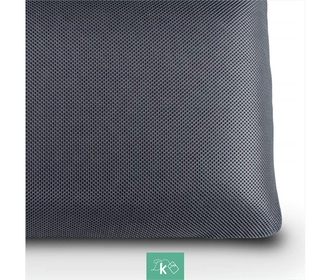 Almohada viscoelástica Carbono Activo (Pack 2 uds) Antiestrés 34x75 Blanco