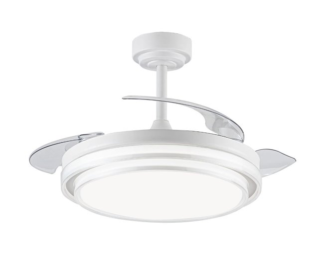 Ventilador De Techo Metal Serie Pampin L Blanco
