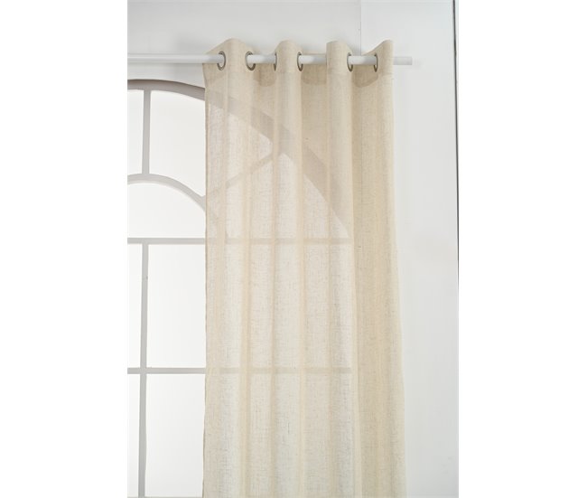 Visillo JAZMIN 140x260cm color crudo Beige