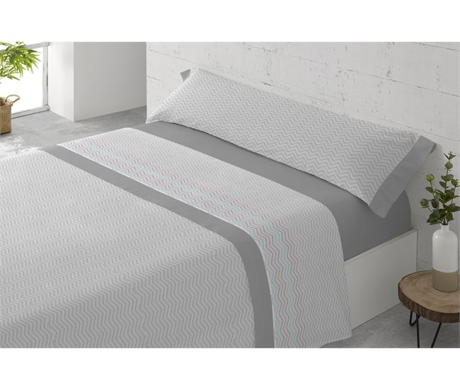 Juego sábanas ARGOS polycotton gris Gris