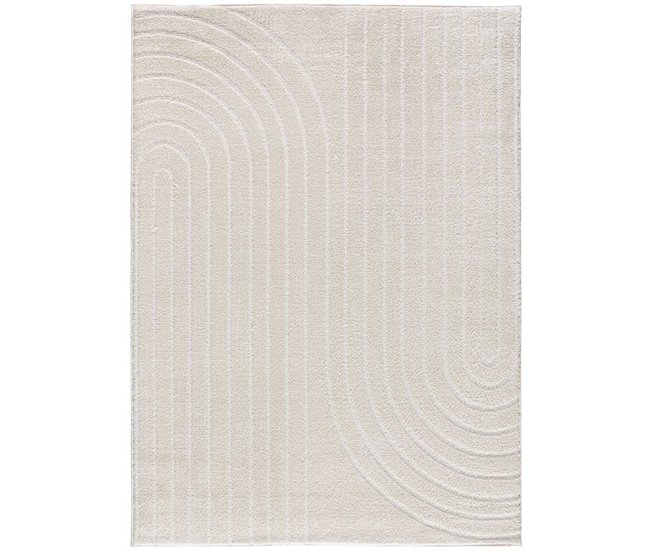 ATTICGO Alfombra con relieve Blanche 120x170 Blanco