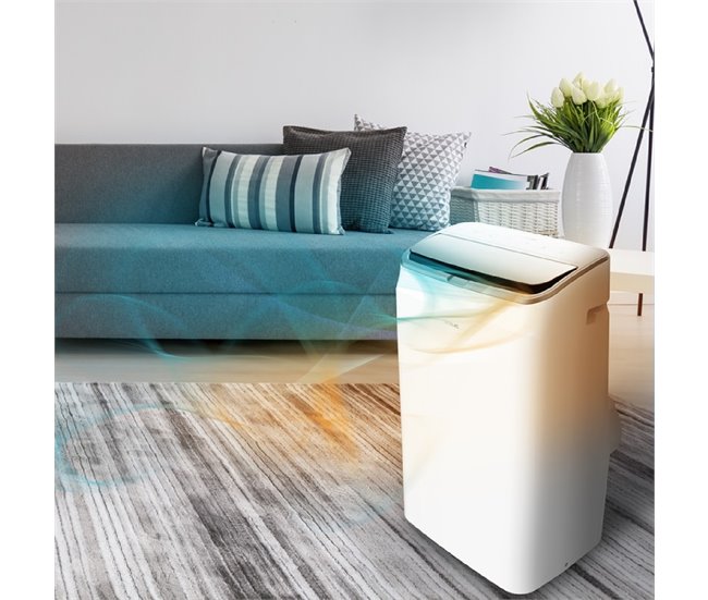 Aire acondicionado portátil ForceClima 14800 Soundless Heating Connected Cecotec Blanco
