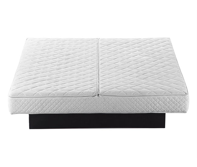 Beliani Cama de agua Poliéster ALBI 175x211 Beige