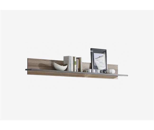 Estante de pared INDUSTRY 189,40cm Gris/ Madera