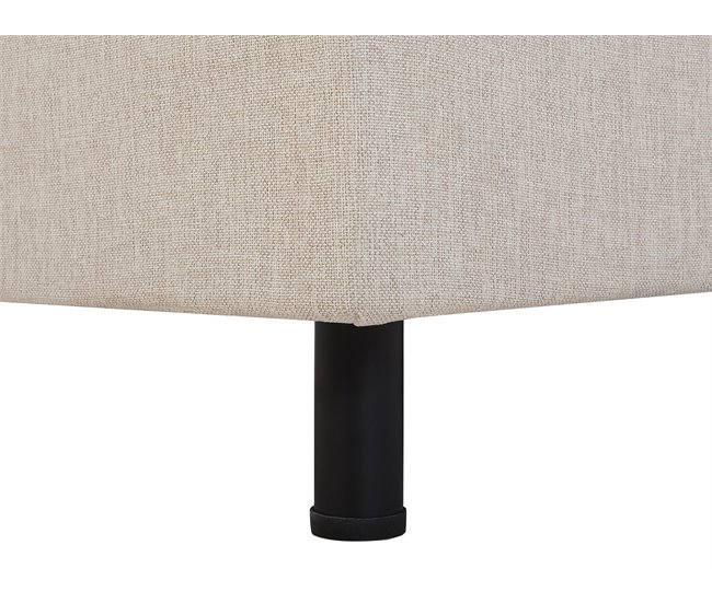 Beliani Cama ajustable Poliéster DUKE 92x216 Beige