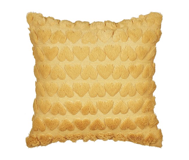 Beliani Cojín decorativo ASTRANTIA 45x45 Amarillo