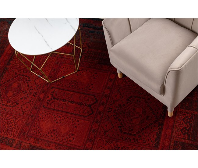 Alfombra de lana SUPERIOR NAKBAR PREMIUM oriental 235x350 Rojo