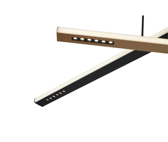 Lampara techo AZUSA marca CONFORAMA Negro
