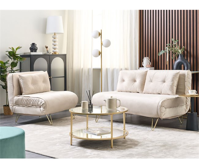 Beliani Conjunto de sofás VESTFOLD Beige