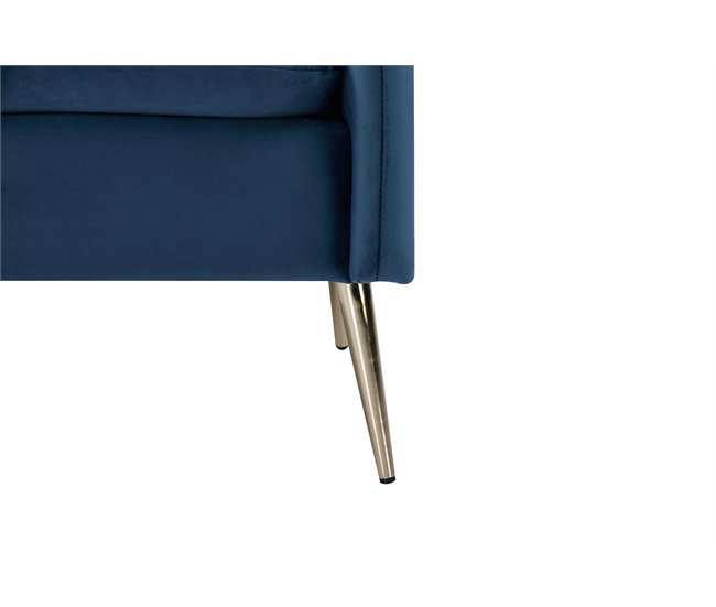 Sillón decorativo MINERVA Azul
