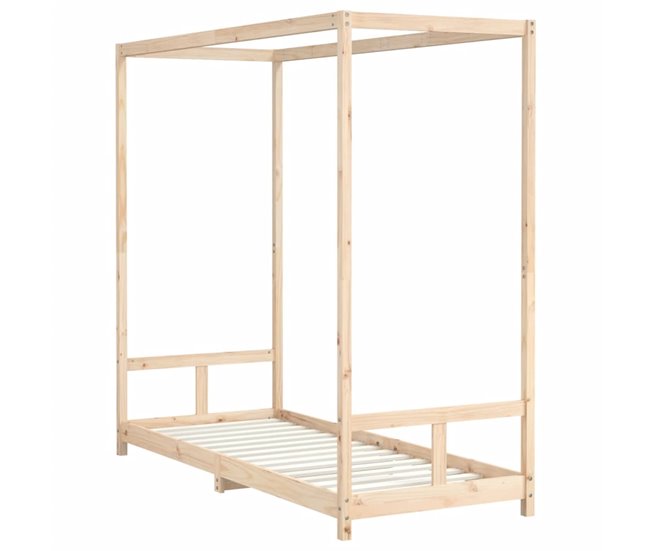 Estructura De Cama Infantil 206x85 Blanco