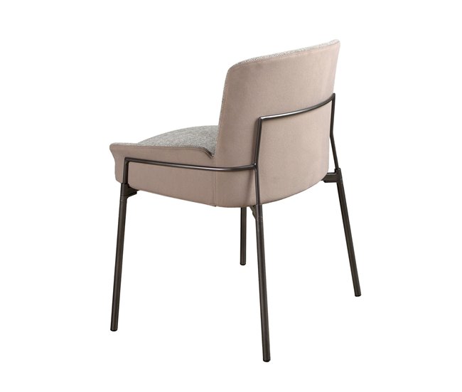 ANGEL CERDA Silla tela y terciopelo Aluminio