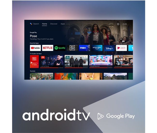 Televisor Smart TV Nevir NVR807332RD2SSMAN Negro