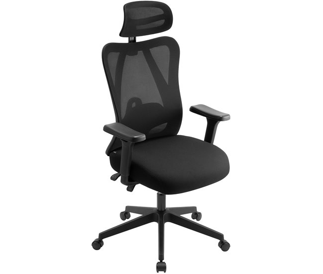 Silla de oficina - Elisha - Tela Negro