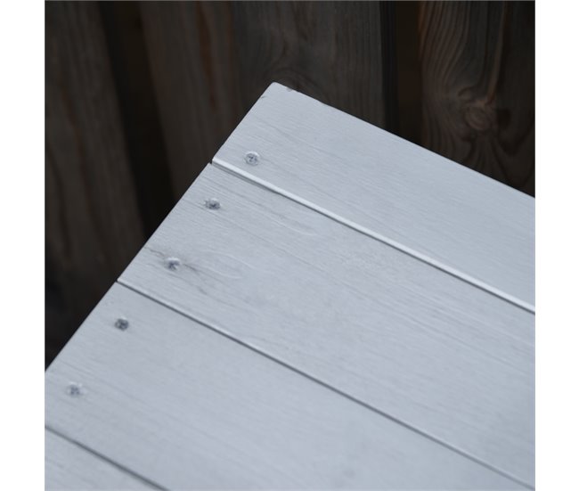 Baúl de Almacenaje Madera de Abeto Outsunny, hogar - muebles 127 Amarillo