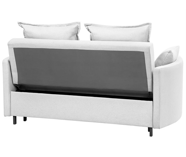 Beliani Sofá cama Poliéster HOVIN Beige