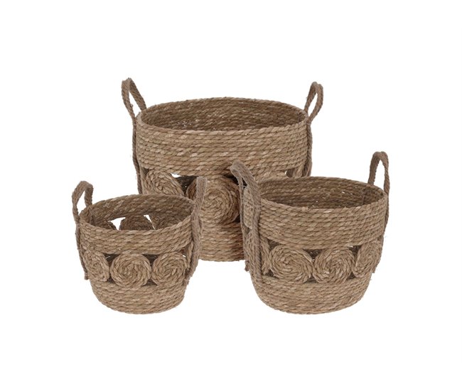 Cesta CORA fibra vegetal 