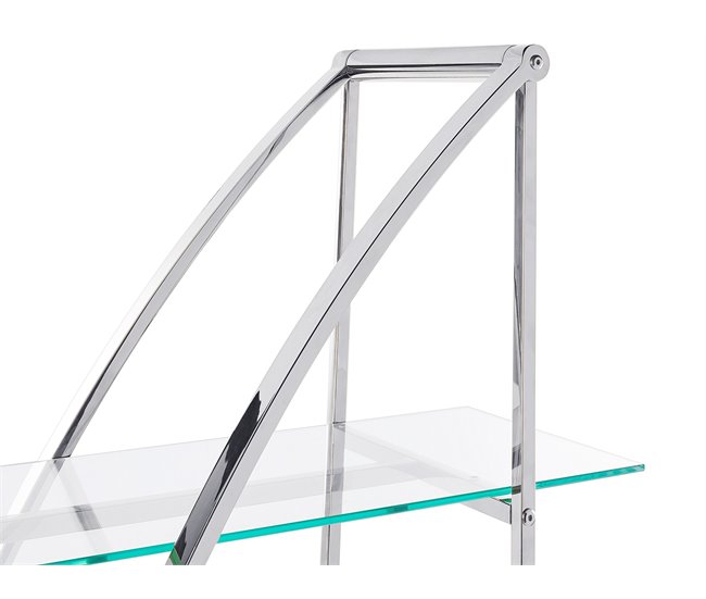 Beliani Librería HOLLOW 120 Dorado