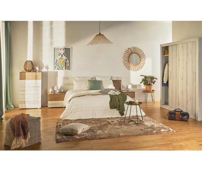 Cabecero BARI blanco 220 x 51 cm Blanco
