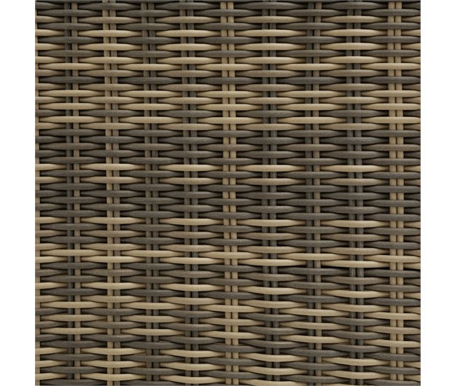 Pieza modular para conjunto de ratán Antracita