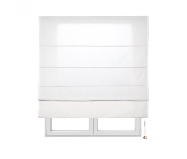 Estor Plegable con varillas, estor traslucido liso 