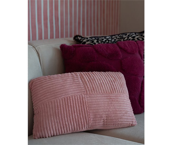 Beliani Cojín decorativo MILLET 50x30 Blanco/ Beige