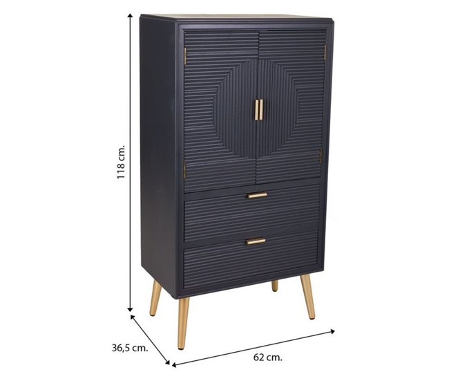 Armario de madera Gris