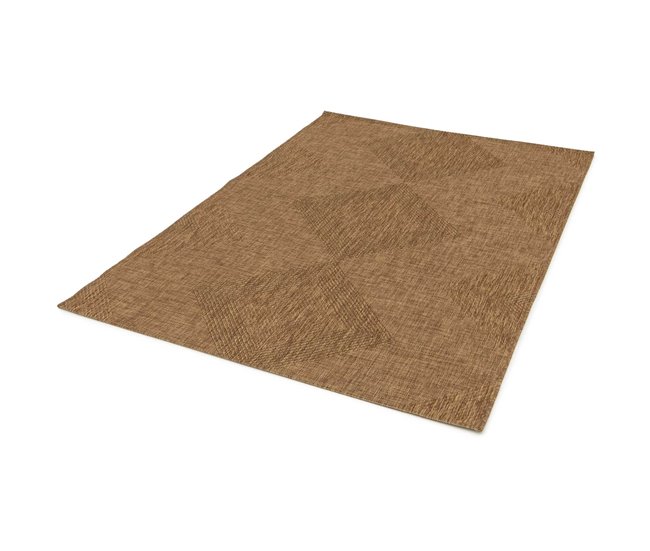 Alfombra de interior/exterior efecto yute GUINEA - ATTICGO 80x150 Natural