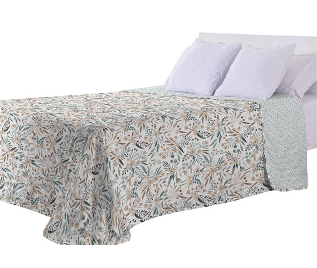 Colcha Bouti Reversible Doble Cara Zaya Multicolor